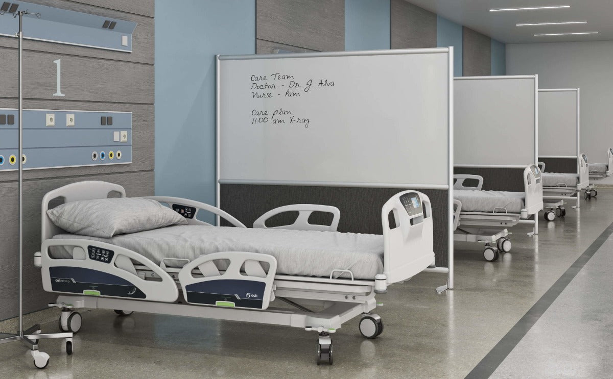 Duplex Wall Room Divider Modular Panels | Clear & Frosted Acrylic