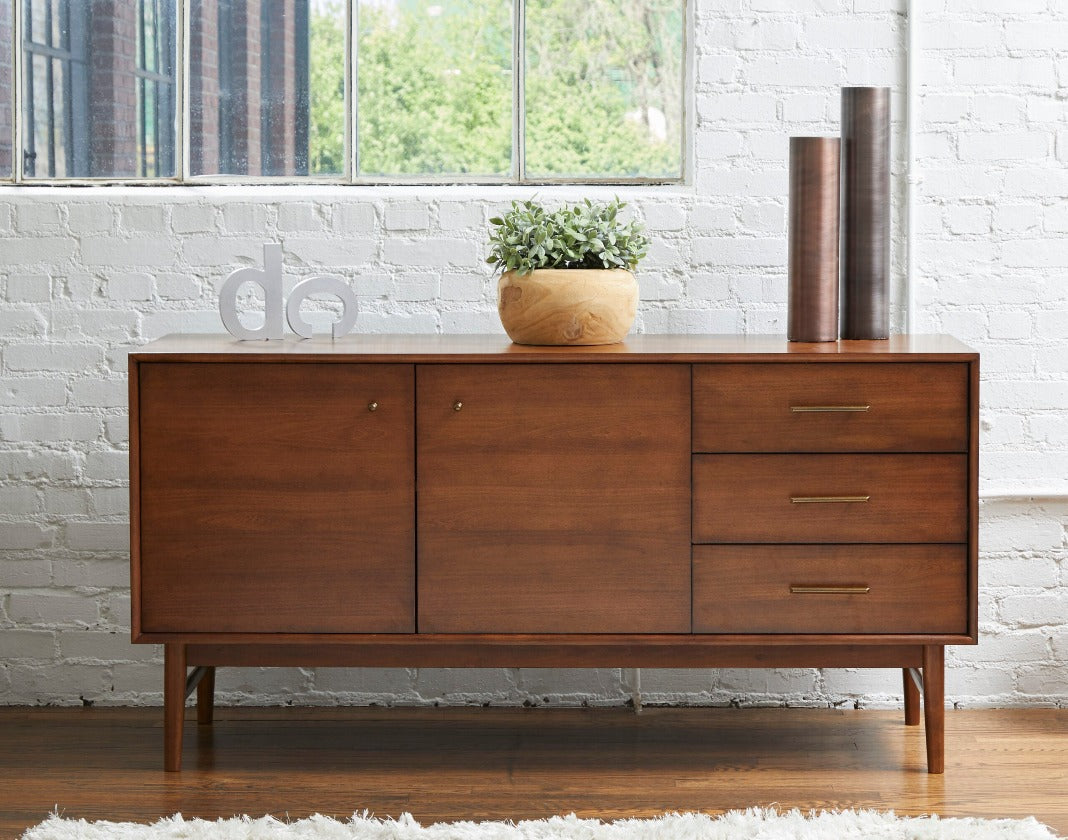Lavina Sideboard Walnut Wood Finish LVNA 4065