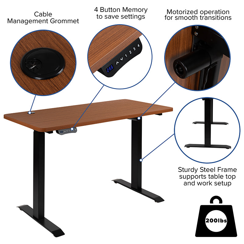 Tanner Electric Height Adjustable Desk 48x24