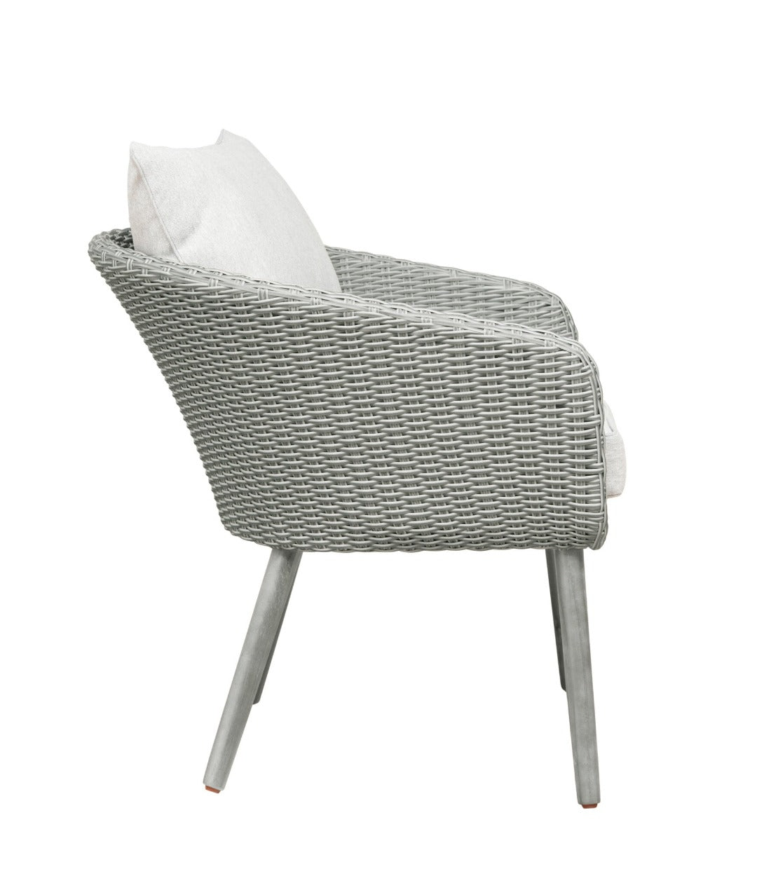 Outdoor 3 Piece Bistro Wicker Chairs with Table