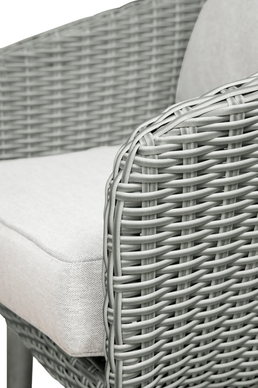 Outdoor 3 Piece Bistro Wicker Chairs with Table