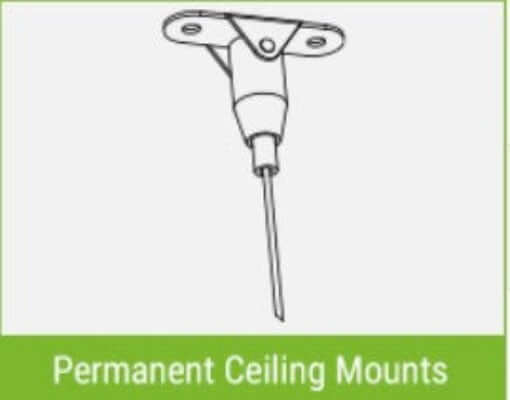 Echodeco 3/8" Acoustic Ceiling Baffles-Angle Design 48-96"W