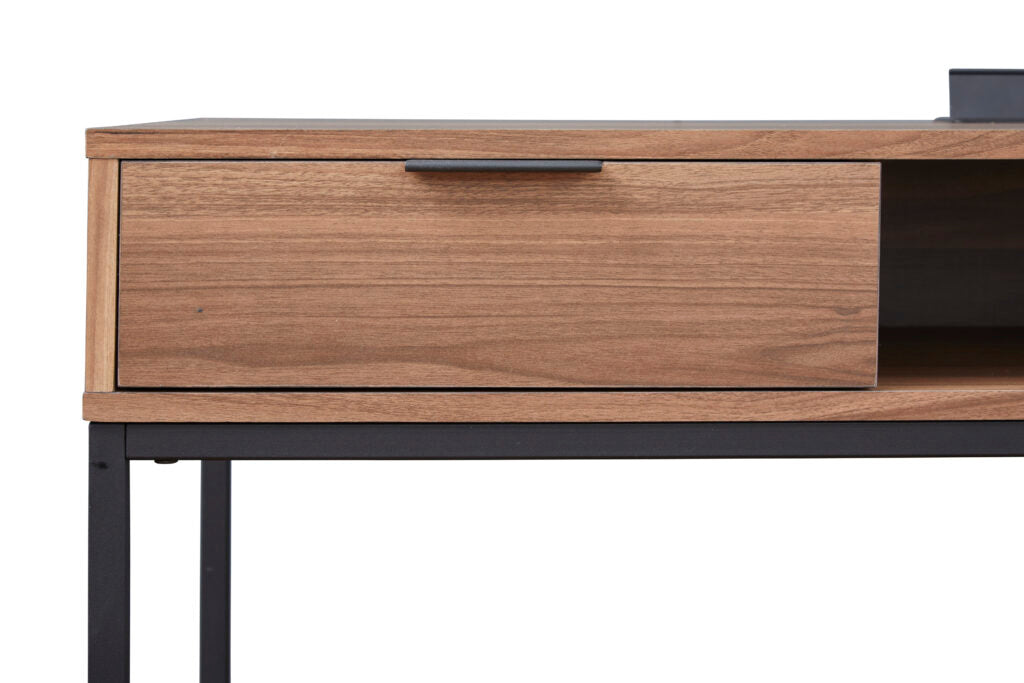 Sierra Home Office Desk w/ Shelf and 2 Drawers