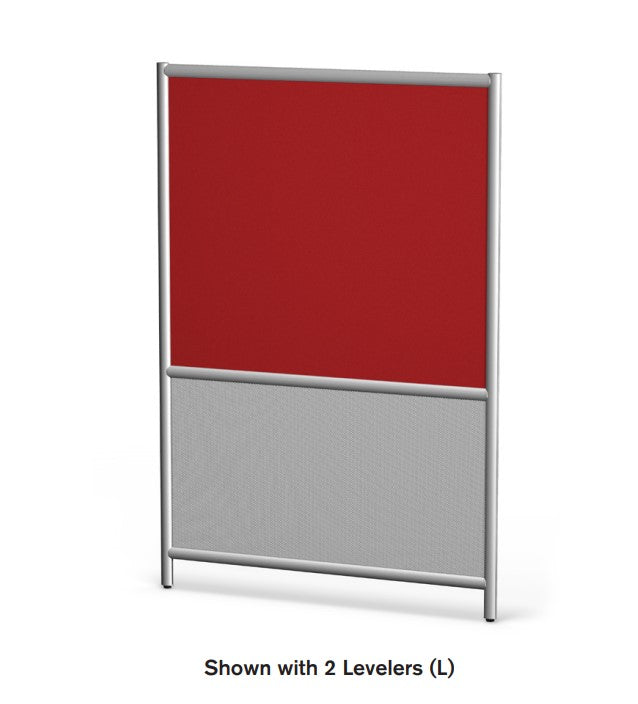 Duplex Wall Room Divider Modular Panels | Clear & Frosted Acrylic
