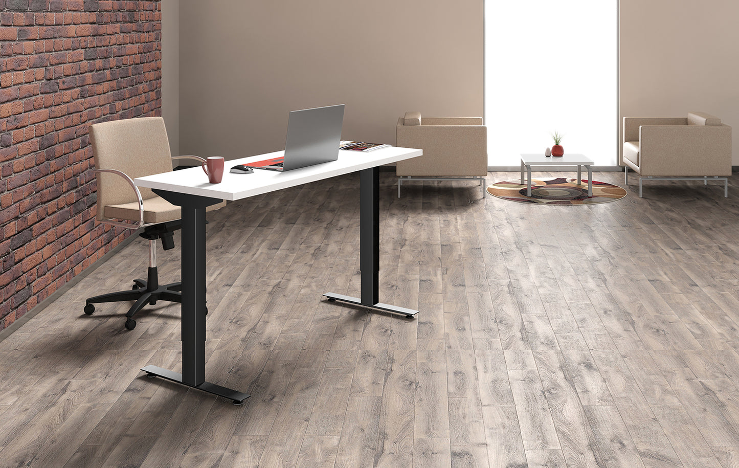 TableUp Electric Standing Desk 48"- 84"W