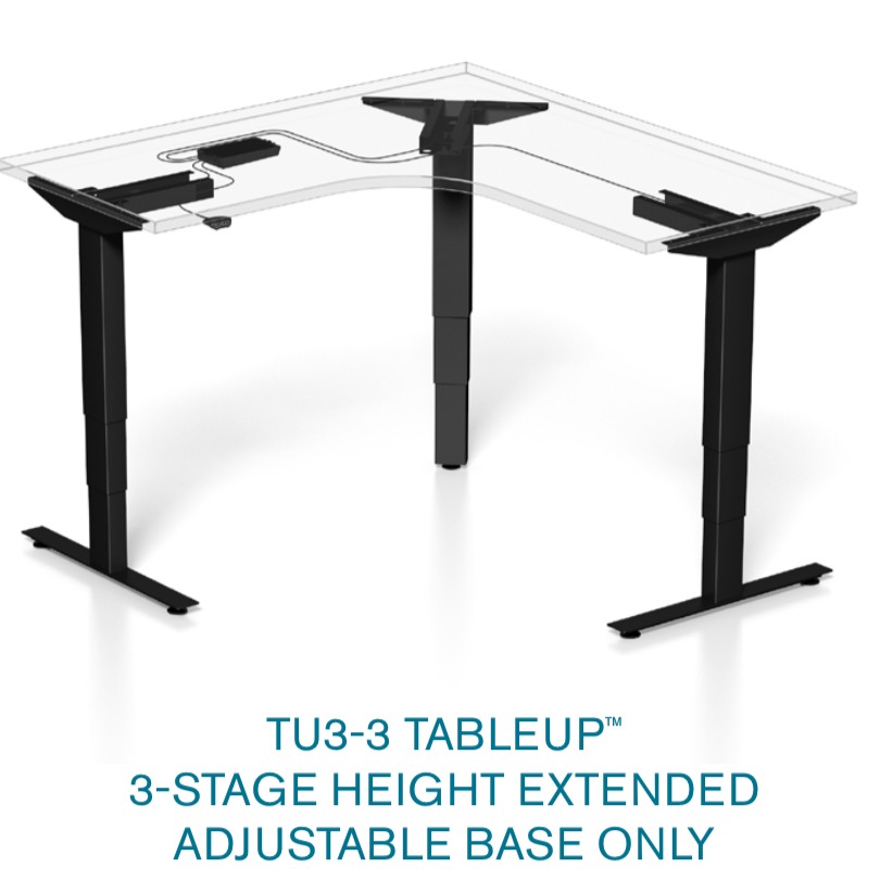 TableUp 90 Degree Adjustable Desk 48-84" USA Made