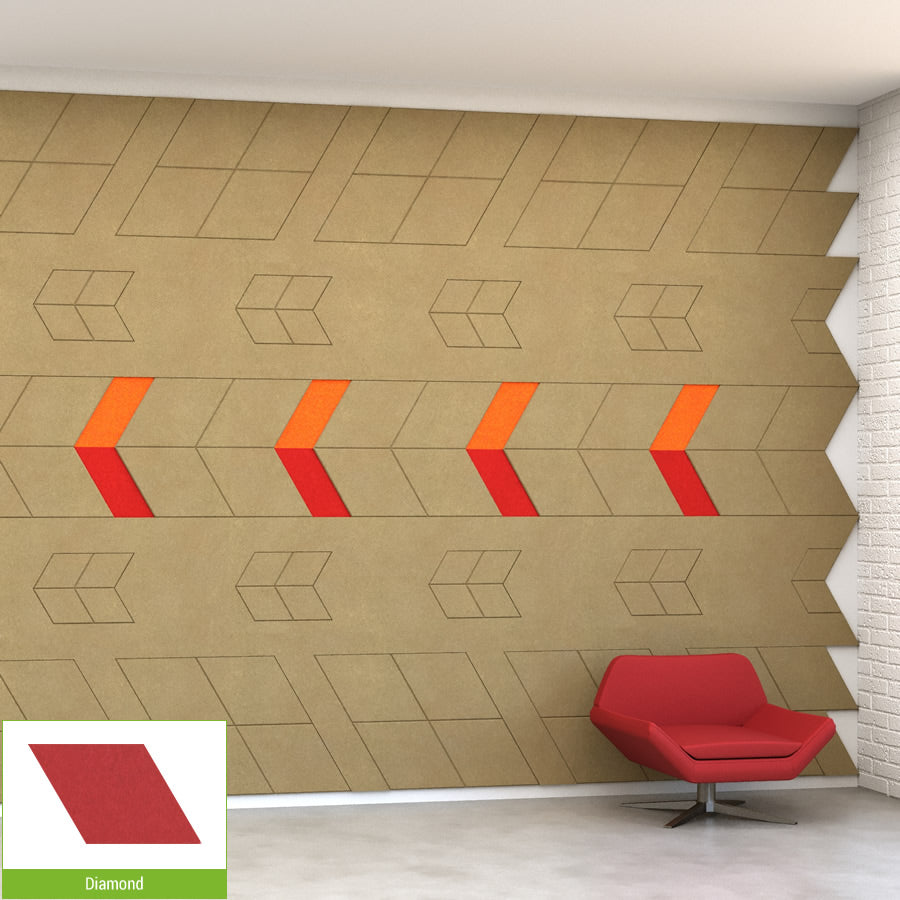 EchoDeco 85% Soundproof Acoustic Wall Tiles Hexagon Shape