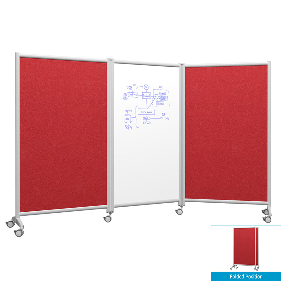 Fold N Roll 85% Sound Absorber Collapsible Divider