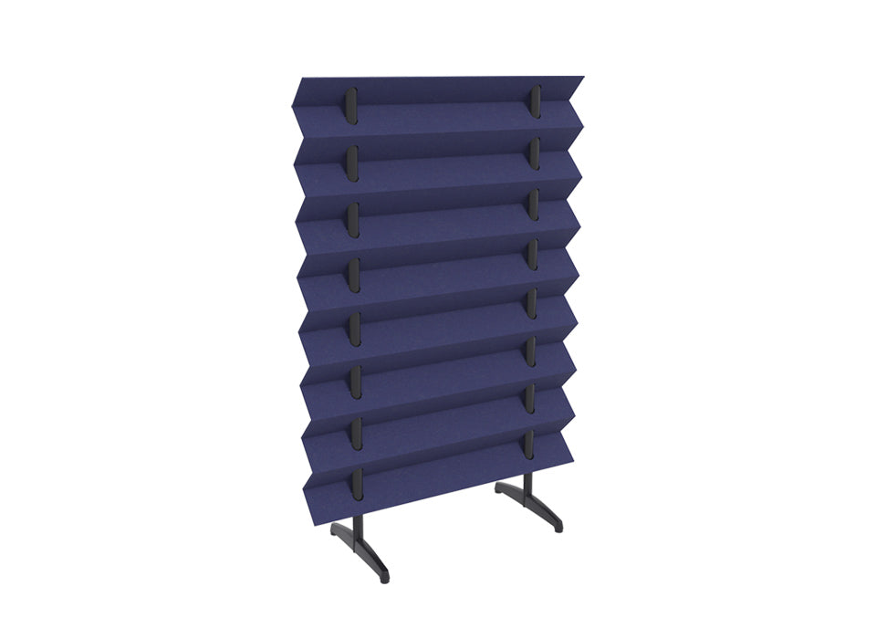 Zag Wall 85% Acoustic Panel Mobile Divider 36-60"W