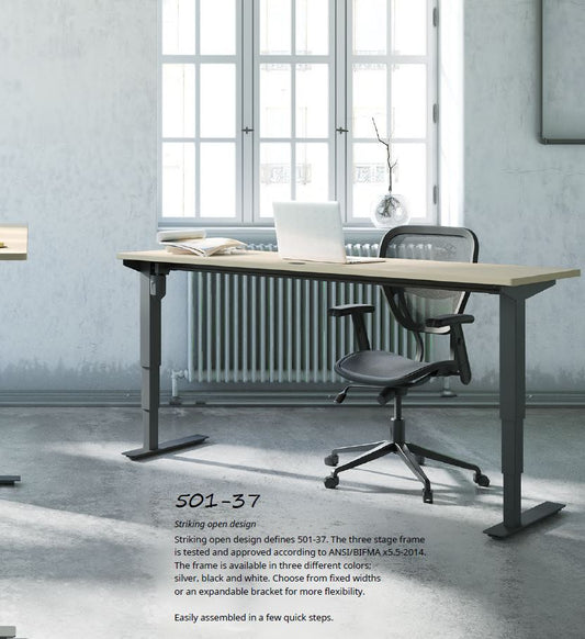 Conset 501-37  Electric Standing Desk 70" Length