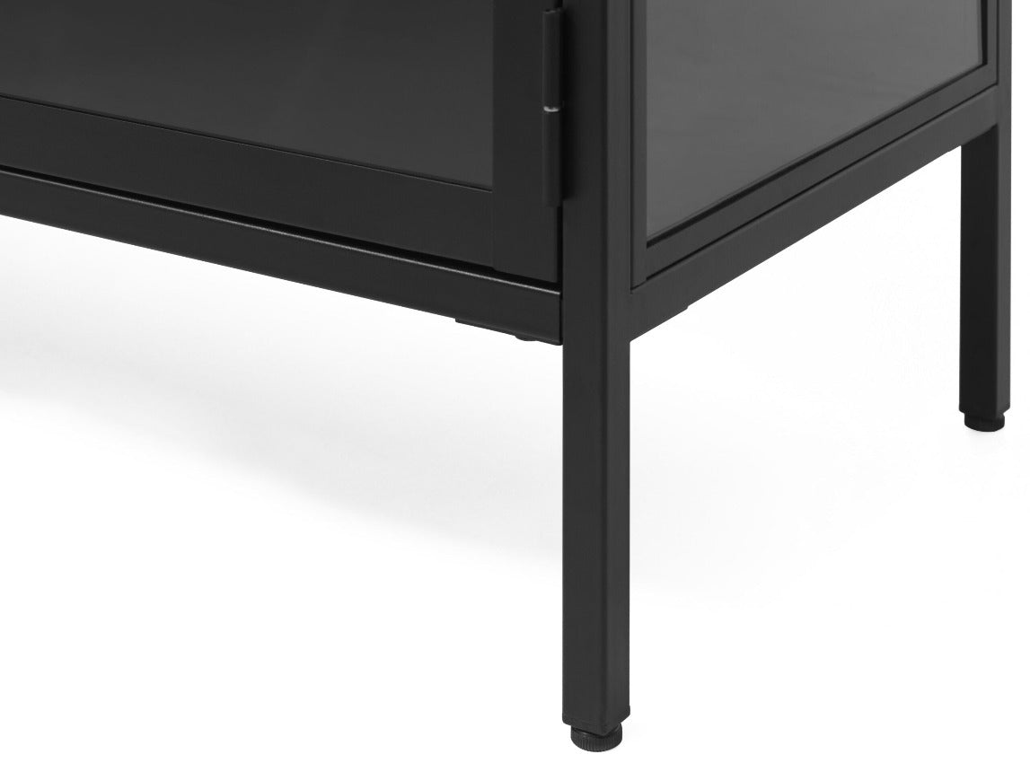 Carmel Display Low Board Cabinet in Black