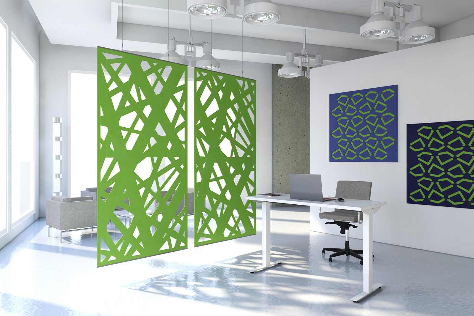 Echodeco 90% Artistic Acoustic Wall Panel Divider 47