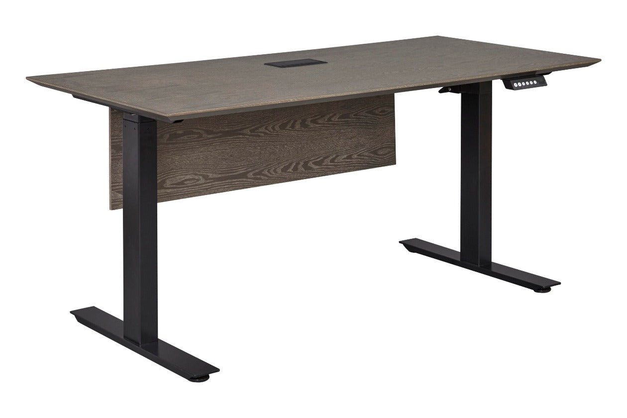 Oslo Electric Standing Desk 71" in Grey