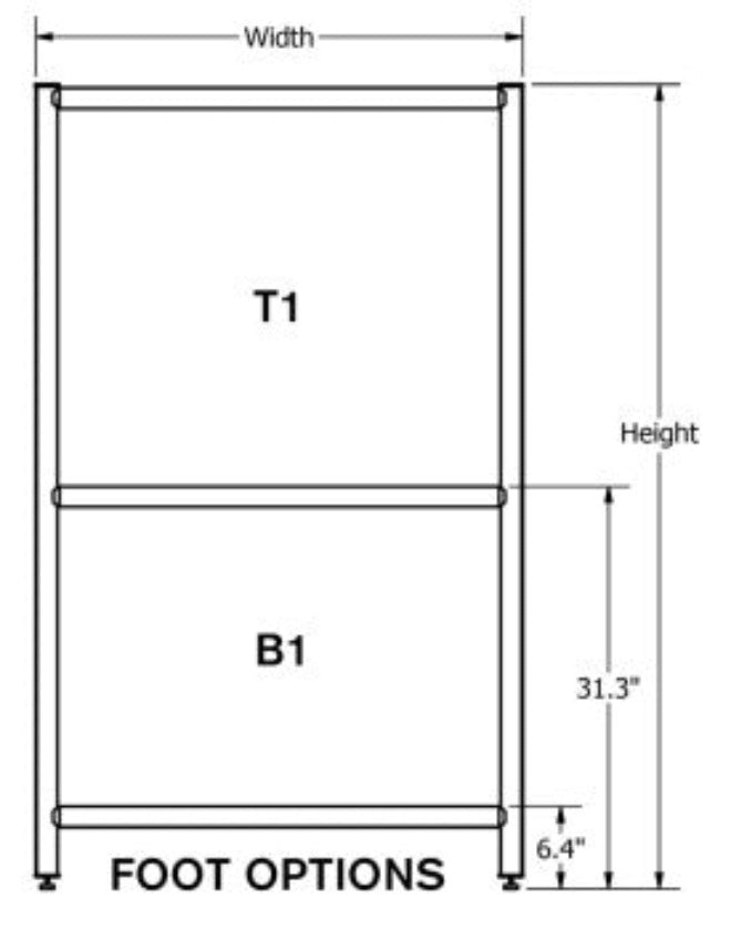 Duplex Wall Room Divider Modular Panels | Clear & Frosted Acrylic