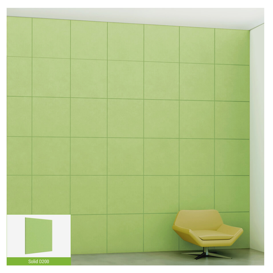 EchoScape Green Apple Acoustic Wall Tiles 23.5"W (Qty. 8 Tiles)