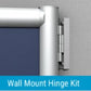 Duplex Wall Room Divider Modular Panels | Clear & Frosted Acrylic