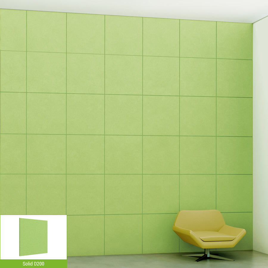 EchoScape Green Apple Acoustic Wall Tiles 23.5"W (Qty. 8 Tiles)